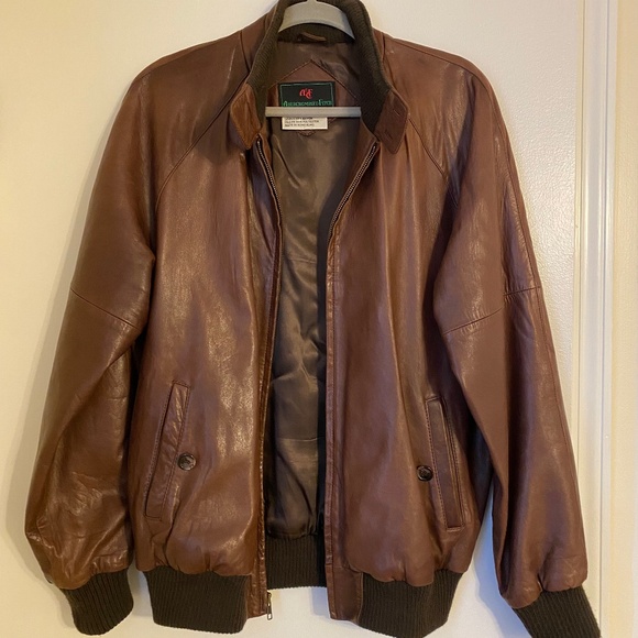 Abercrombie and Fitch leather jacket